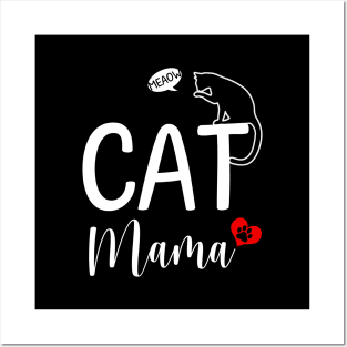 Cat Mama Posters and Art